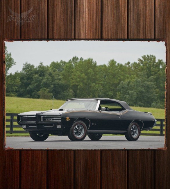 Металлическая табличка Pontiac GTO Ram Air IV Judge Convertible Металлическая табличка Pontiac GTO Ram Air IV Judge Convertible